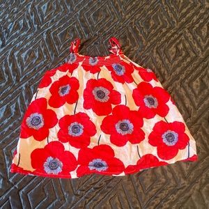 EUC girls size 4/5 floral tank. Oshkosh.